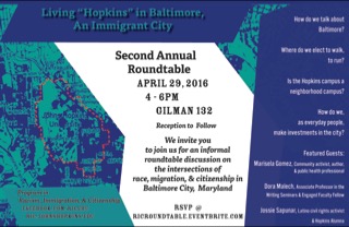 living hopkins in Baltimore 2016