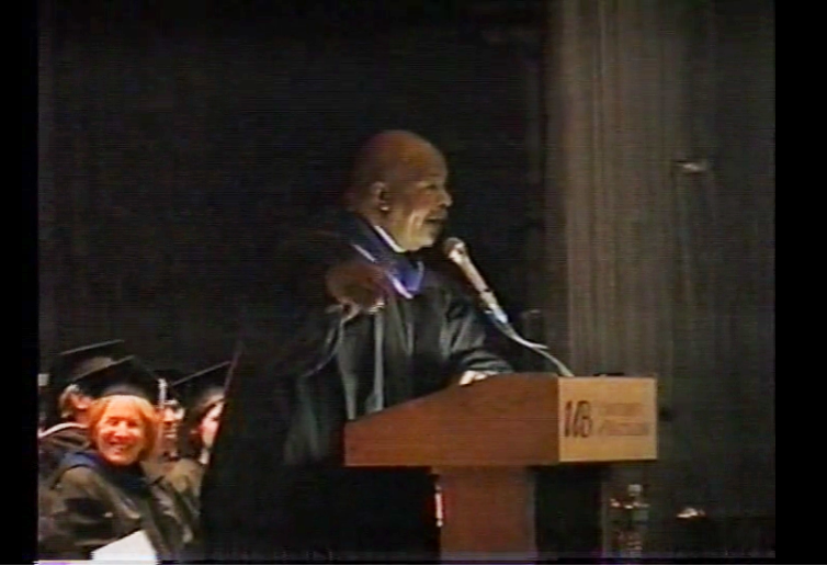 Image from Commencement ceremony recordings of Elijah Cummings