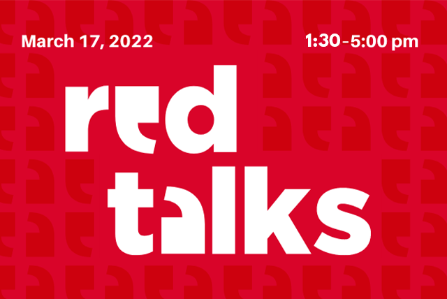 RED Talks logo with date of event