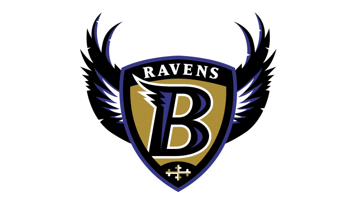 Baltimore Ravens 1996-2020 25 Seasons Commemorative Logo Iron-on Jersey Patch – NFL Football