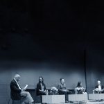 Panel on stage