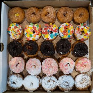 Doughnuts in a box