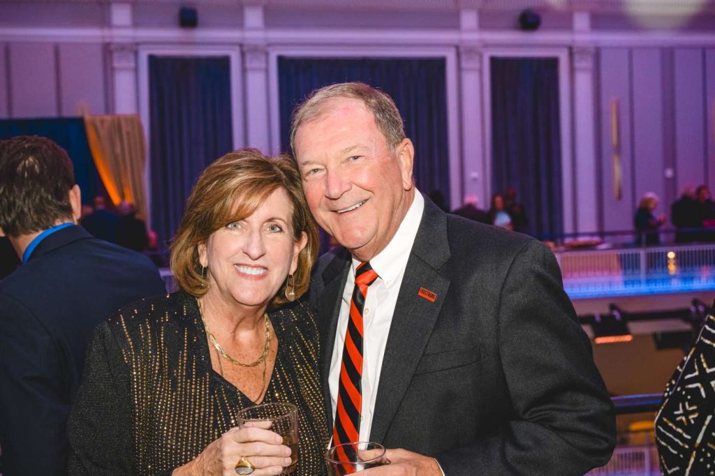 Darlene Brannigan Smith, Ph.D., B.S. ’78, MBA ’80, and Rick Smith