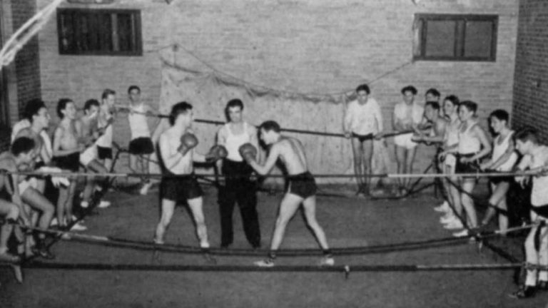 1939 intramural boxing match